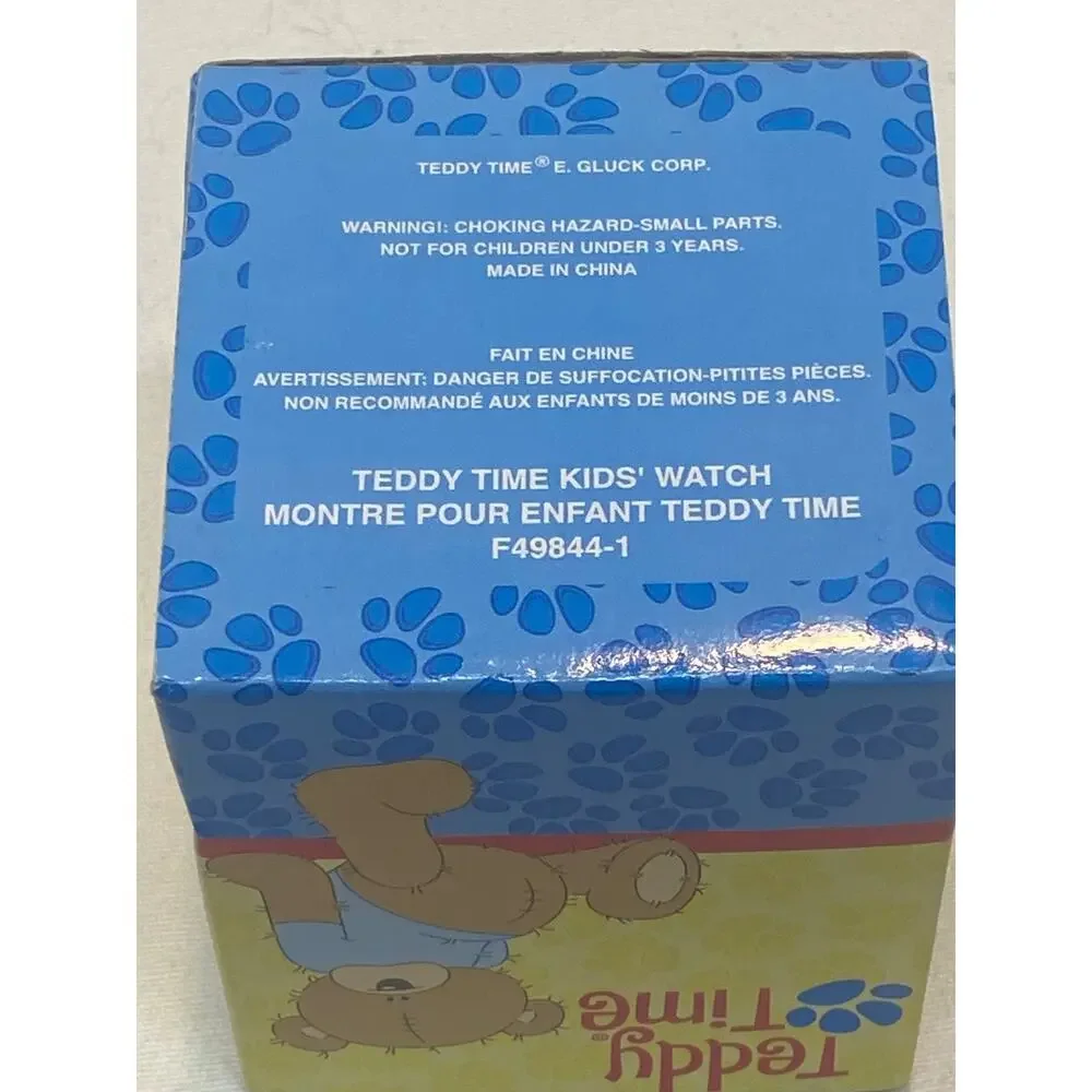 Vintage Teddy Time Kids Whimsical Watch Plus and Teddy Bear